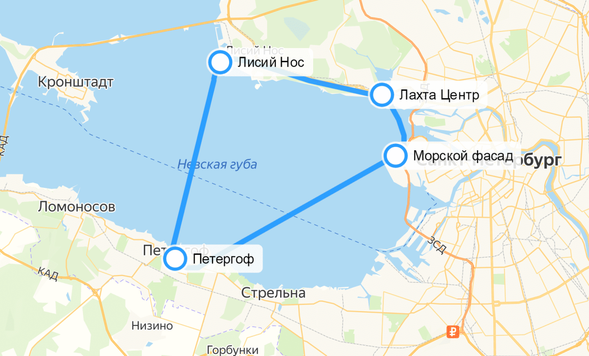 Маршрут на 15 минут