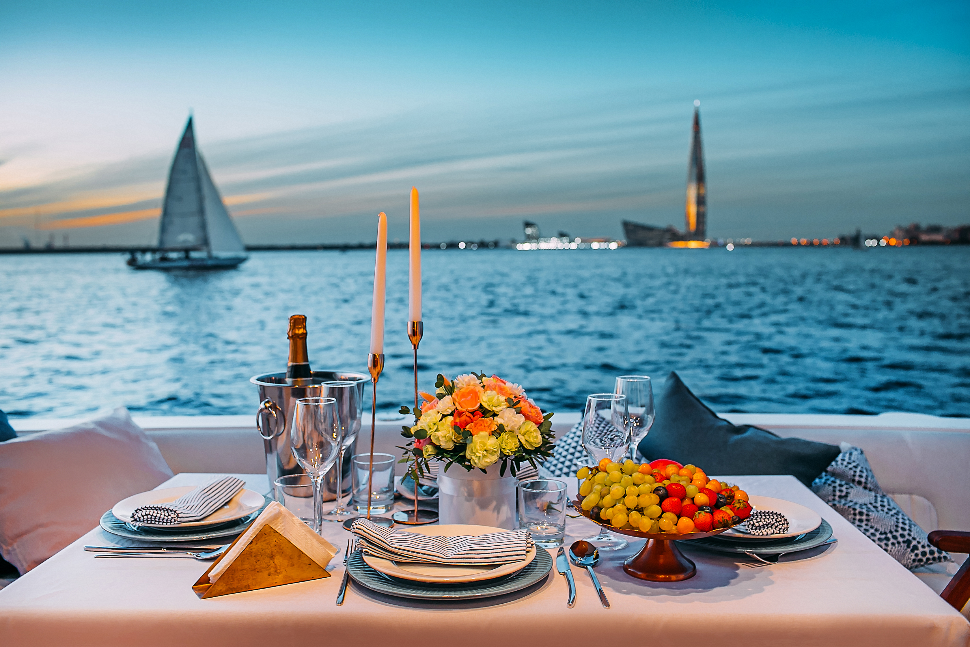 Кейтеринг на яхте